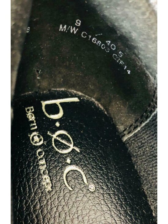 BOC Born Concepts Clogs Mules Comfort Black Leather Womens 9M Work - Picture 12 of 12